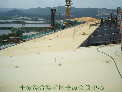 平潭綜合實驗區(qū)平潭會議中心屋面采用聚氨酯一